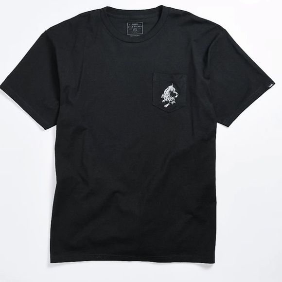 Vans Kyle Walker Tee Shirt Short Sleeve Black Sz M NWT - Picture 1 of 9